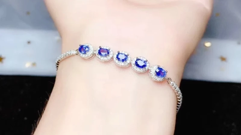 matching sapphire bracelets
